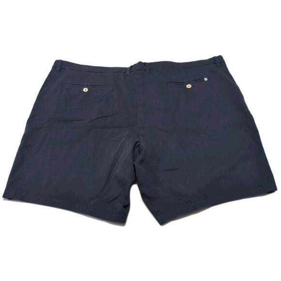 Robert Graham Shorts Mens Big & Tall Size 46 Navy Blue Twill Stretch Cotton NWT - Picture 4 of 12